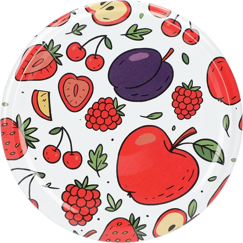 Capsule con stampa – motivo Frutta, Ø 82/6, 10 pz.