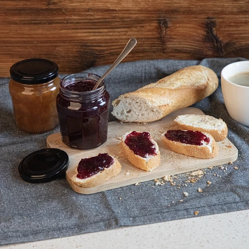 Capsule TO per vasetti Ø 63 mm (4 tacche) nere, 10 pz. - 5