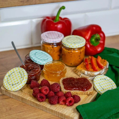 Capsule twist-off fi 66 a quadretti - 10 pezzi - 12