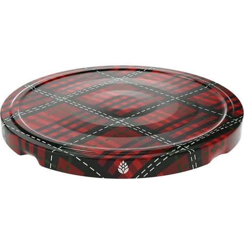 Capsule twist-off Ø 66 tartan scozzese assortite, 10 pz - 6