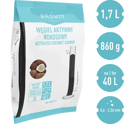Carbone attivo di cocco 0,86 kg - 2