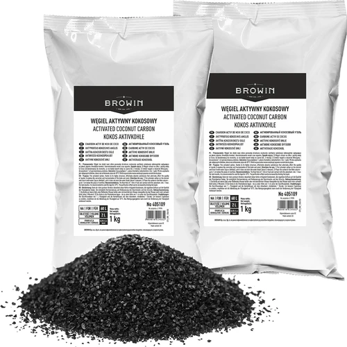 Carbone attivo di cocco 1 kg x 2 - set  - 1 