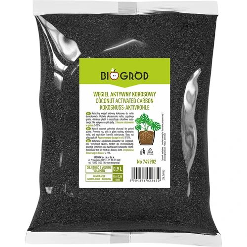Carbone attivo di cocco per piante 0,9 L - 3