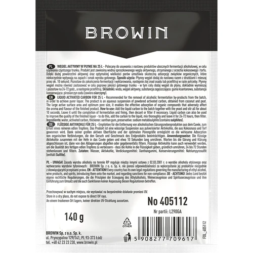 Carbone attivo in liquido per 25 L, 140 g - 2