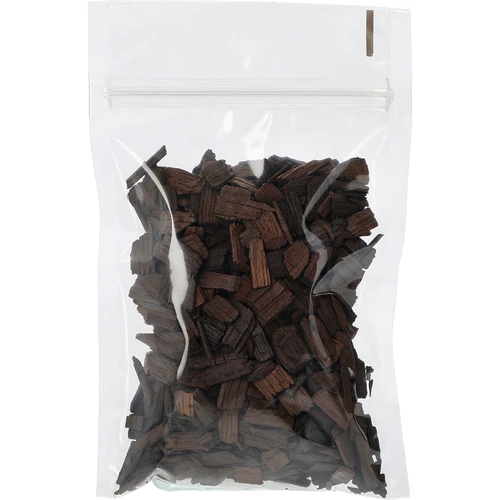Chips di rovere a tostatura forte per aromatizzare alcolici (whisky, bourbon, brandy, cognac, birra), 50 g