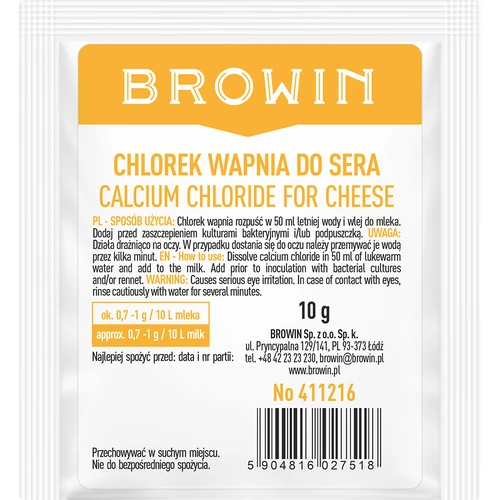 Chlorek wapnia do sera, 10 g