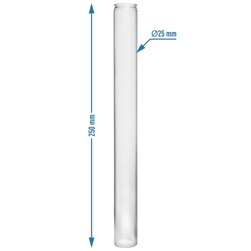 Cilindro graduato in materiale plastico per misurazioni con misuratori di liquidi, 25 cm - 2