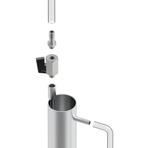 Colonna di filtrazione premium in acciaio inossidabile, con accessori e carbone attivo inclusi - 3