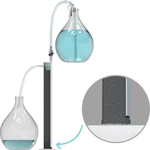 Colonna di filtrazione premium in acciaio inossidabile, con accessori e carbone attivo inclusi - 11
