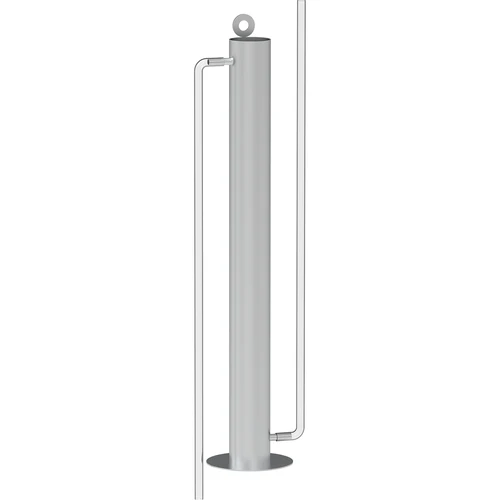 Colonna filtrante in acciaio inox a sospensione, con accessori e carbone attivo inclusi - 2