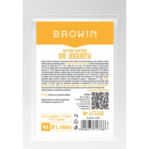 Colture batteriche per yogurt  - 1 