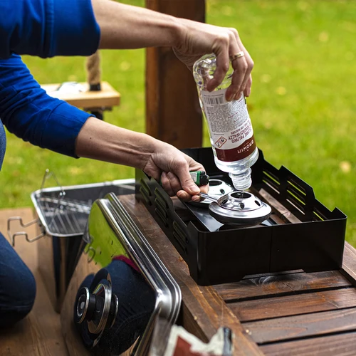 Combustibile in gel per bruciatori dell'affumicatore 1 L - 4