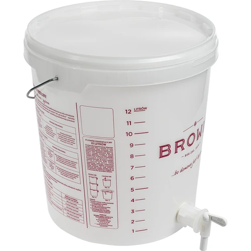 Contenitore di fermentazione 15 L con coperchio e rubinetto - 3