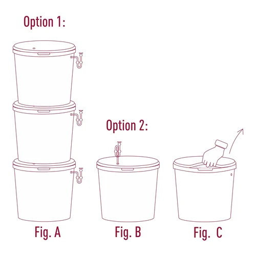 Contenitore di fermentazione 15 L con coperchio e rubinetto - 11