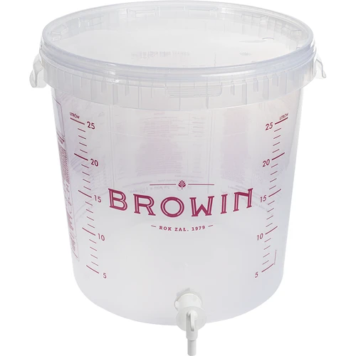 Contenitore di fermentazione 30 L con coperchio e rubinetto  - 1 