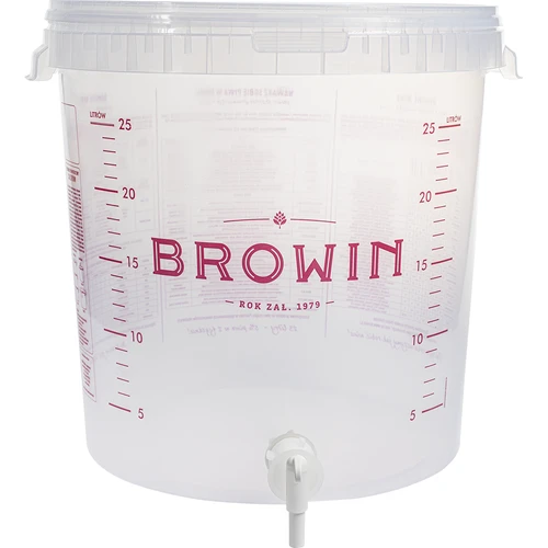 Contenitore di fermentazione 30 L con coperchio e rubinetto - 3