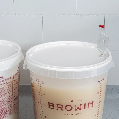 Contenitore di fermentazione 30 L con coperchio e rubinetto - 15