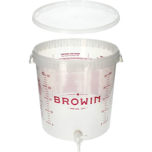 Contenitore di fermentazione 30 L con coperchio e rubinetto - 6