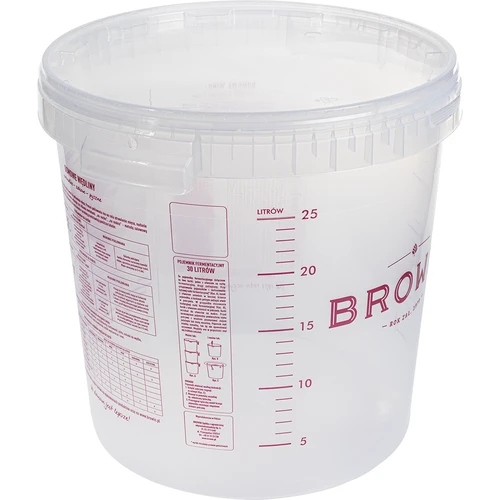 Contenitore di fermentazione 30L con stampa, 2 tubi - 2