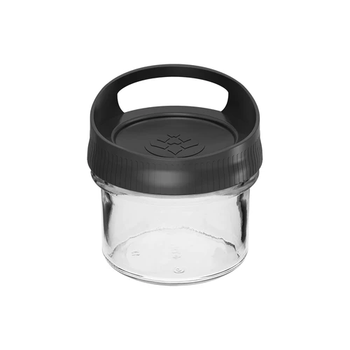 Contenitore di vetro 235 ml, con coperchio da appendere  - 1 