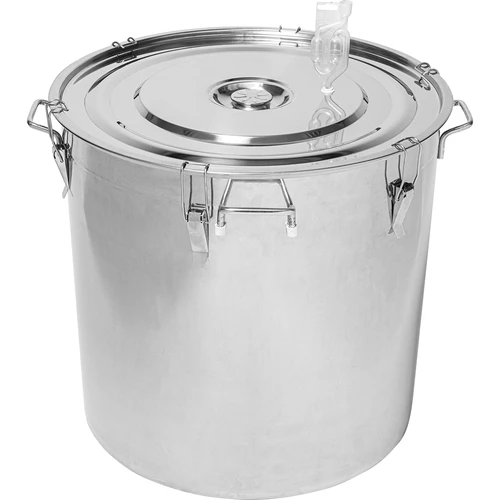 Contenitore in acciaio inossidabile 161 L con coperchio - 3