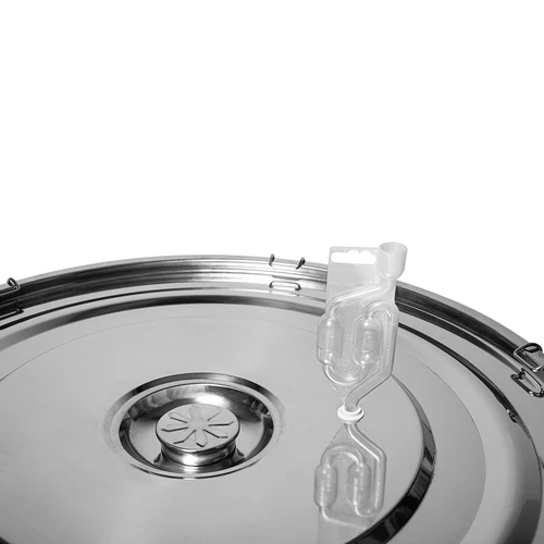 Contenitore in acciaio inox 161 L con coperchio - 4