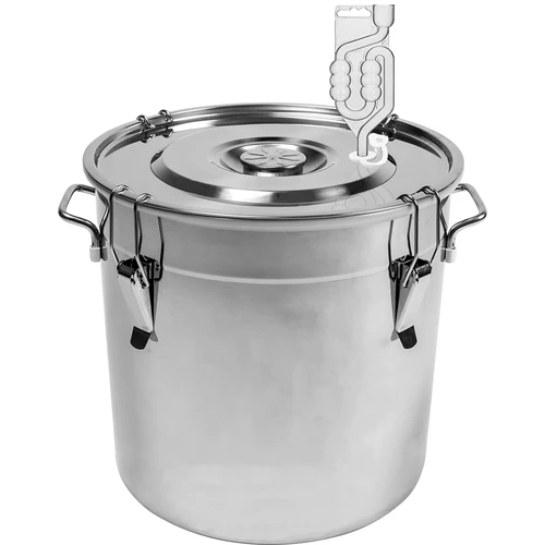 Contenitore in acciaio inox da 30 L con coperchio