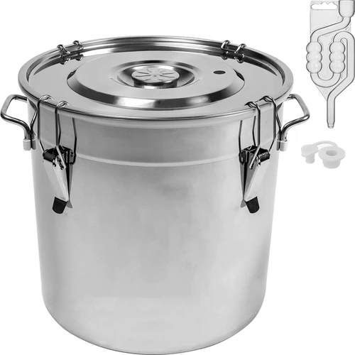 Contenitore in acciaio inox da 30 L con coperchio - 2