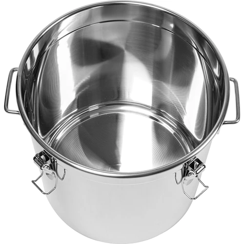 Contenitore in acciaio inox da 30 L con coperchio - 6