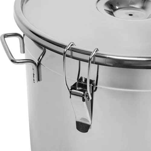 Contenitore in acciaio inox da 30 L con coperchio - 5