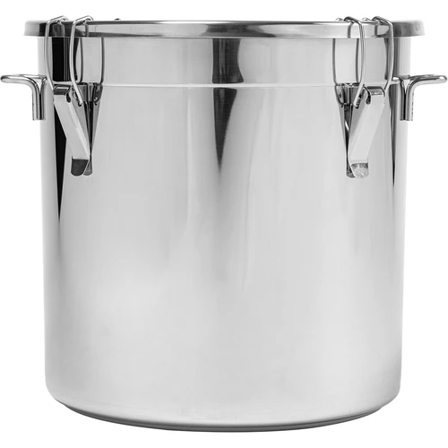 Contenitore in acciaio inox da 30 L con coperchio - 7