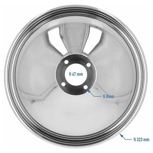 Coperchio Convex 18 L per contenitore in acciaio - 4