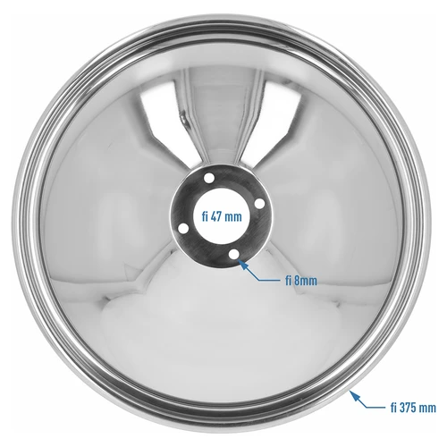 Coperchio Convex 30 L per contenitore in acciaio - 4