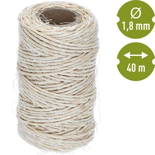 Corda di sisal 1,8 mm/40 m/100 g - 4