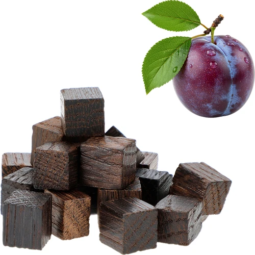 Cubetti di rovere francese, a tostatura forte, aromatizzati - Prugna, 20 g - 3