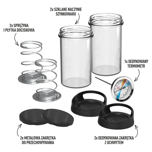 Cuoci-prosciutto in vetro - set DUO, per 2 x 450 g - 2