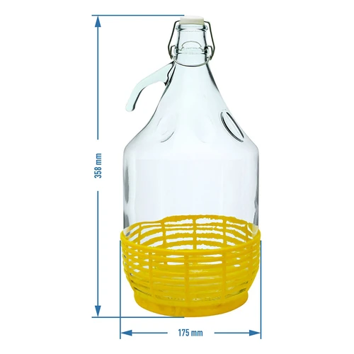Dama 5 L - cestino in plastica, chiusura a filo - 2