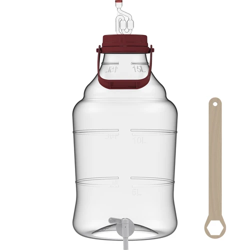 Damigiana 15 L con manico e rubinetto  - 1 