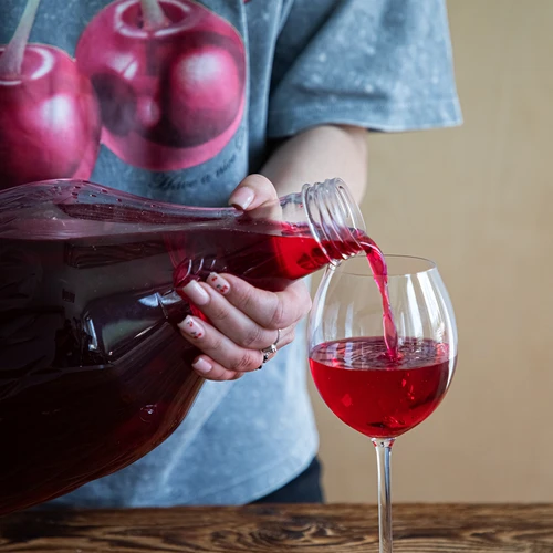 Damigiana Dama 5 L in PET, con tappo a vite e cestello - 7