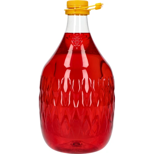 Damigiana Dama 5 L in PET, con tappo a vite e manico - 2
