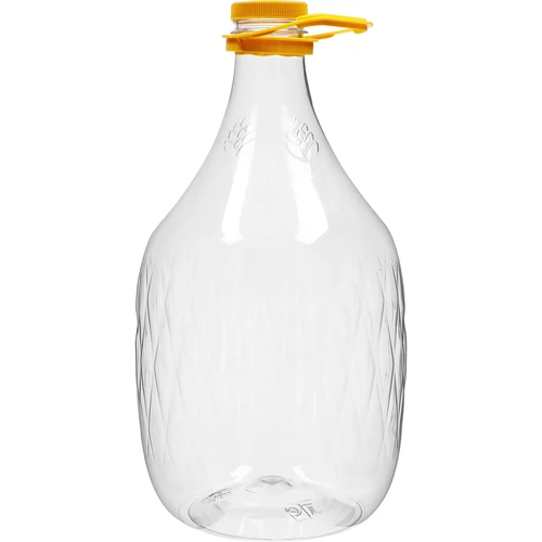 Damigiana Dama 5 L in PET, con tappo e manico