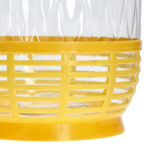 Damigiana Dama 5 L in PET, con tappo, manico e cestello - 4