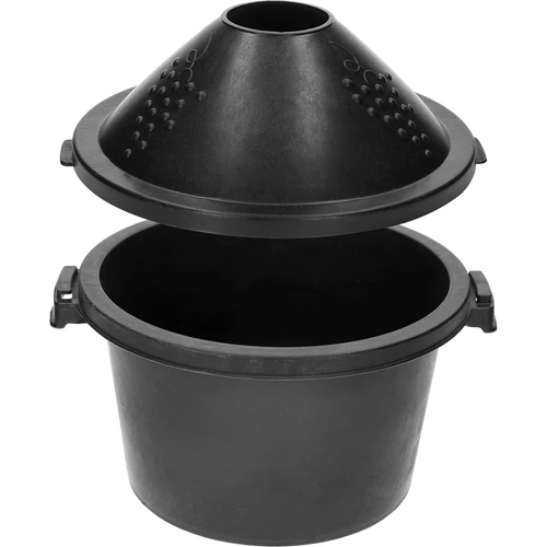 Damigiana di vetro per vino 5 L - con cesto in plastica - 5