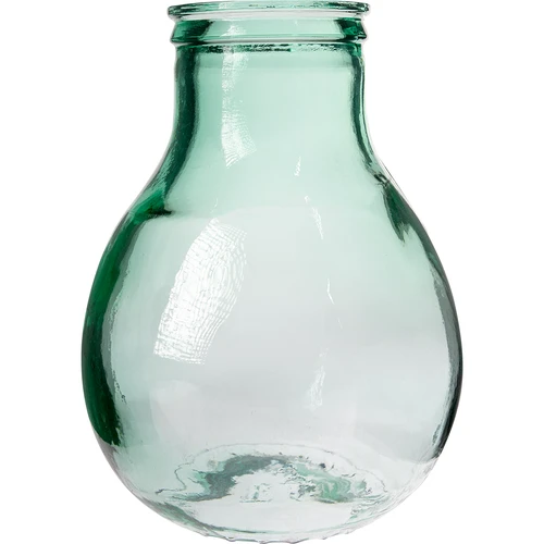 Damigiana per vino 10 L con collo largo nel cestino di plastica - 2
