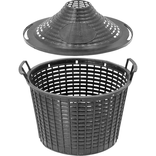 Damigiana per vino 10 L in cesto di plastica - 5