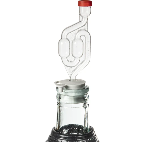 Damigiana per vino 10 L in cesto di plastica - 3