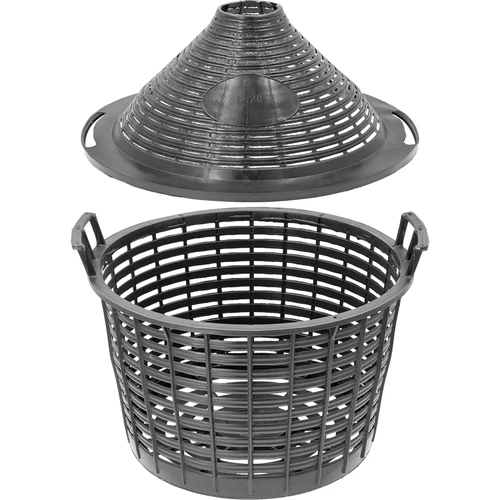 Damigiana per vino 20 L in cesto di plastica - 6