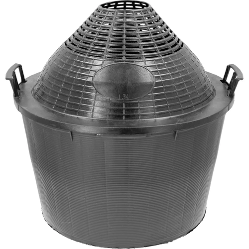 Damigiana per vino 34 L in cesto di plastica - 4