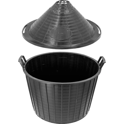 Damigiana per vino 54 L in cesto di plastica - 5