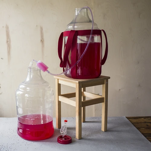 Damigiana per vino leggera, infrangibile, con cinghie, 20 L - 20